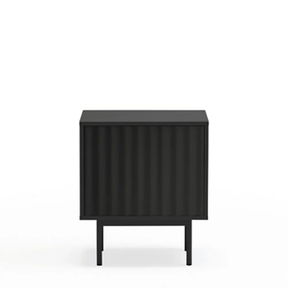 Teulat SIERRA Table de chevet 1 porte 2 tiroirs en bois