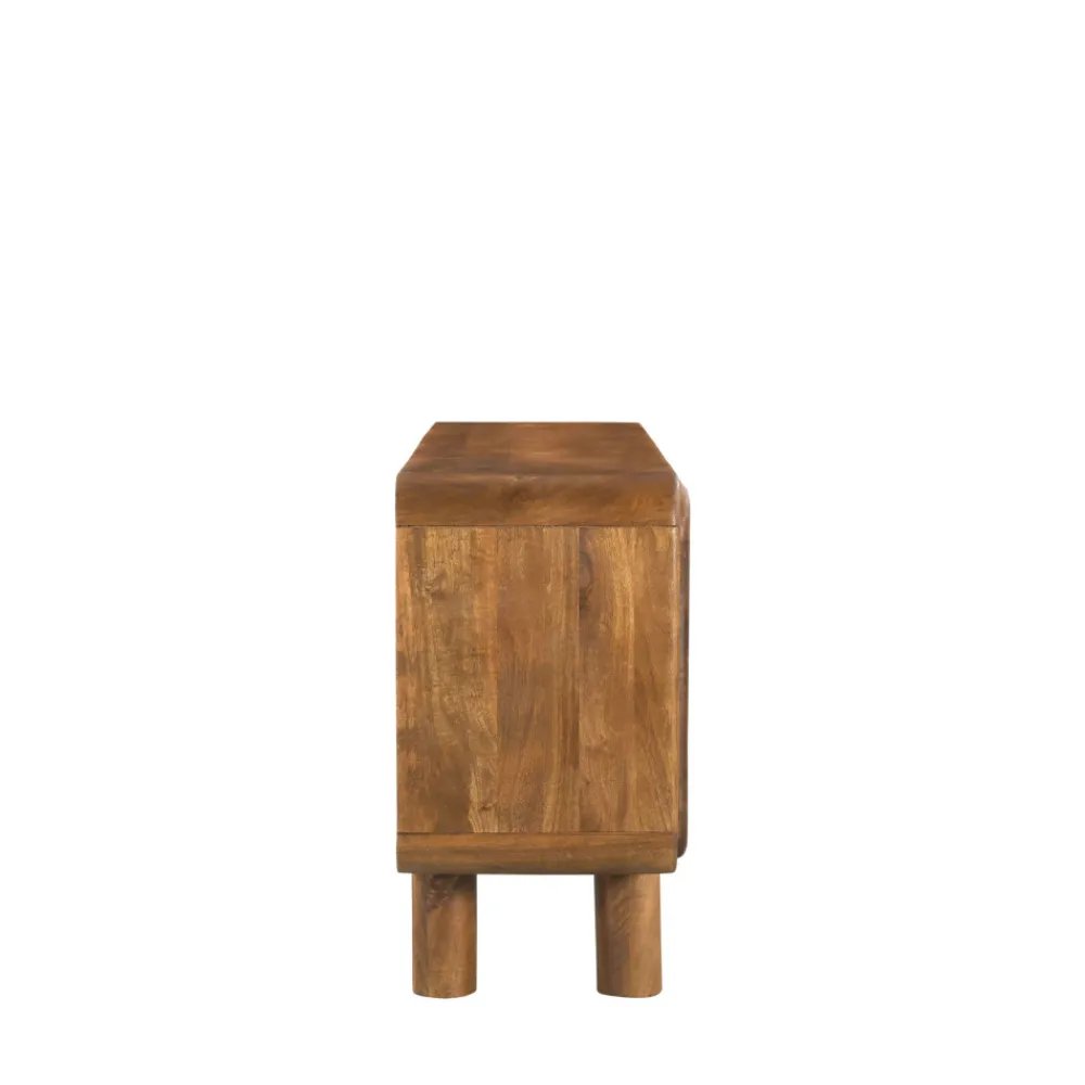 Drawer SIRA Buffet 4 portes en bois massif L160cm