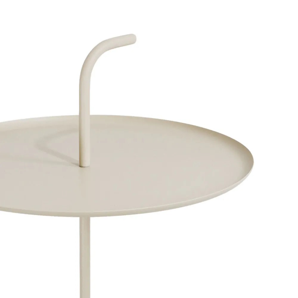 Drawer SIVO Table d'appoint de jardin en acier traité ø38cm