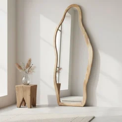 Drawer SOLEA Miroir organique en bois 70x180cm