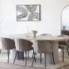 House Nordic SOLVA Table à manger 10 personnes ovale en bois
