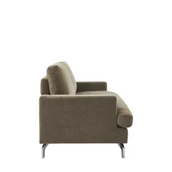 Drawer SOPHIE Canapé 3 places en tissu pieds chrome