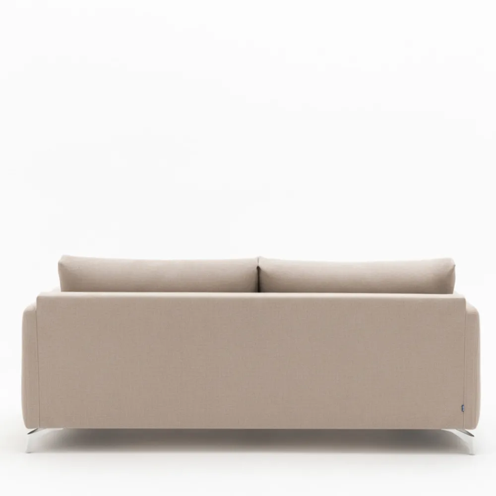 Drawer STEFFEN Canapé convertible express 3 places en tissu et pieds chrome