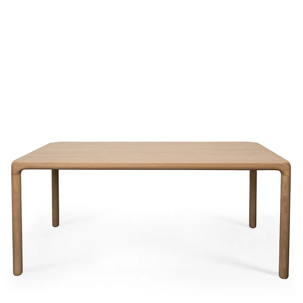 Zuiver STORM Table à manger 10 personnes aux bords arrondis en bois