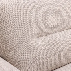 Drawer STUNE Canapé droit 4 places en tissu à accoudoirs larges