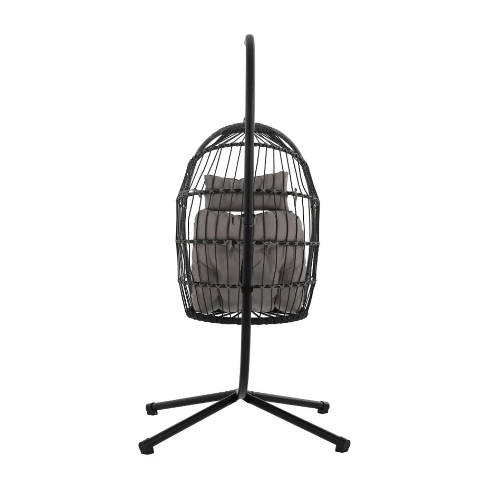 Drawer SULLY Fauteuil œuf suspendu de jardin en corde et acier traité