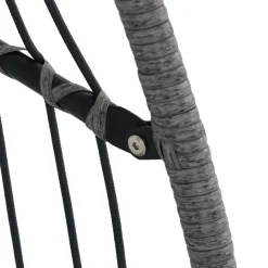 Drawer SULLY Fauteuil œuf suspendu de jardin en corde et acier traité