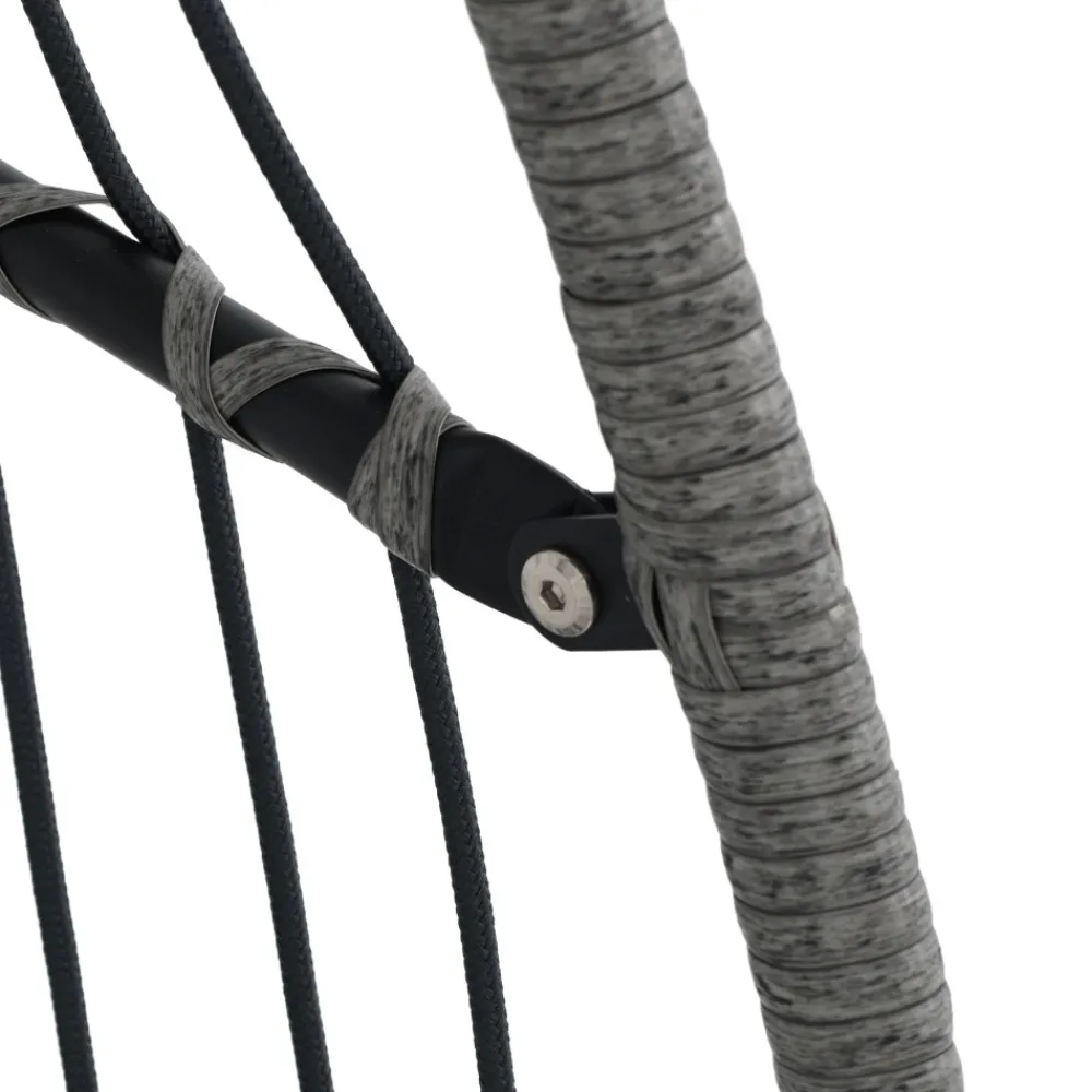 Drawer SULLY Fauteuil œuf suspendu de jardin en corde et acier traité