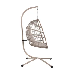 Drawer SULLY Fauteuil œuf suspendu de jardin en corde et acier traité