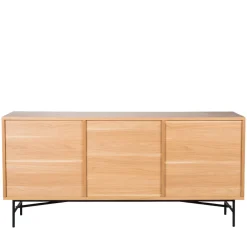 Drawer SVEG Buffet 2 portes 3 tiroirs en bois L160cm