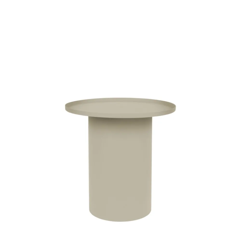 No name SVERRE Table d'appoint ronde en métal ø45,5cm