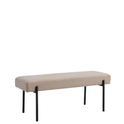 House Nordic SWINDONBanc en tissu et métal L100cm