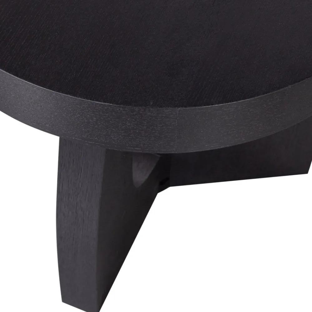 Woood TALA Table d'appoint ronde en bois ø45cm