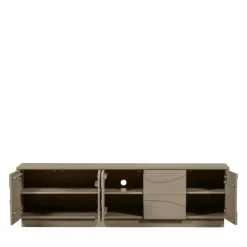 Woood TEO Meuble TV 5 portes en bois L180cm