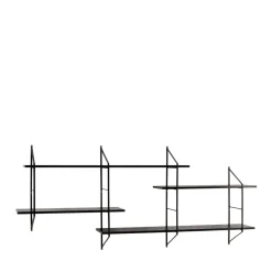 No name TOCRO Etagère murale en bois et métal L191cm