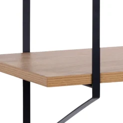 No name TOCRO Etagère murale en bois et métal L191cm