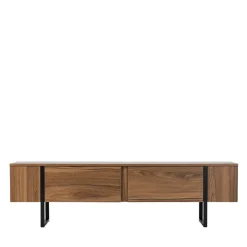 Drawer TOD Meuble TV 2 portes en bois et métal L180cm