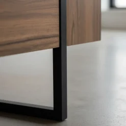 Drawer TOD Meuble TV 2 portes en bois et métal L180cm
