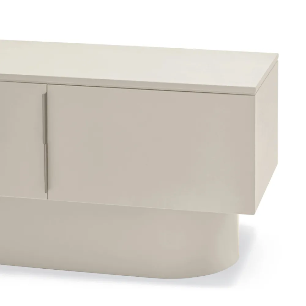 Teulat TOTEM Meuble TV 4 portes en bois L200 cm
