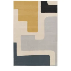Drawer TUMA Tapis contemporain à motif géométrique