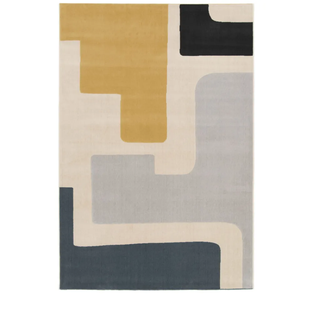 Drawer TUMA Tapis contemporain à motif géométrique