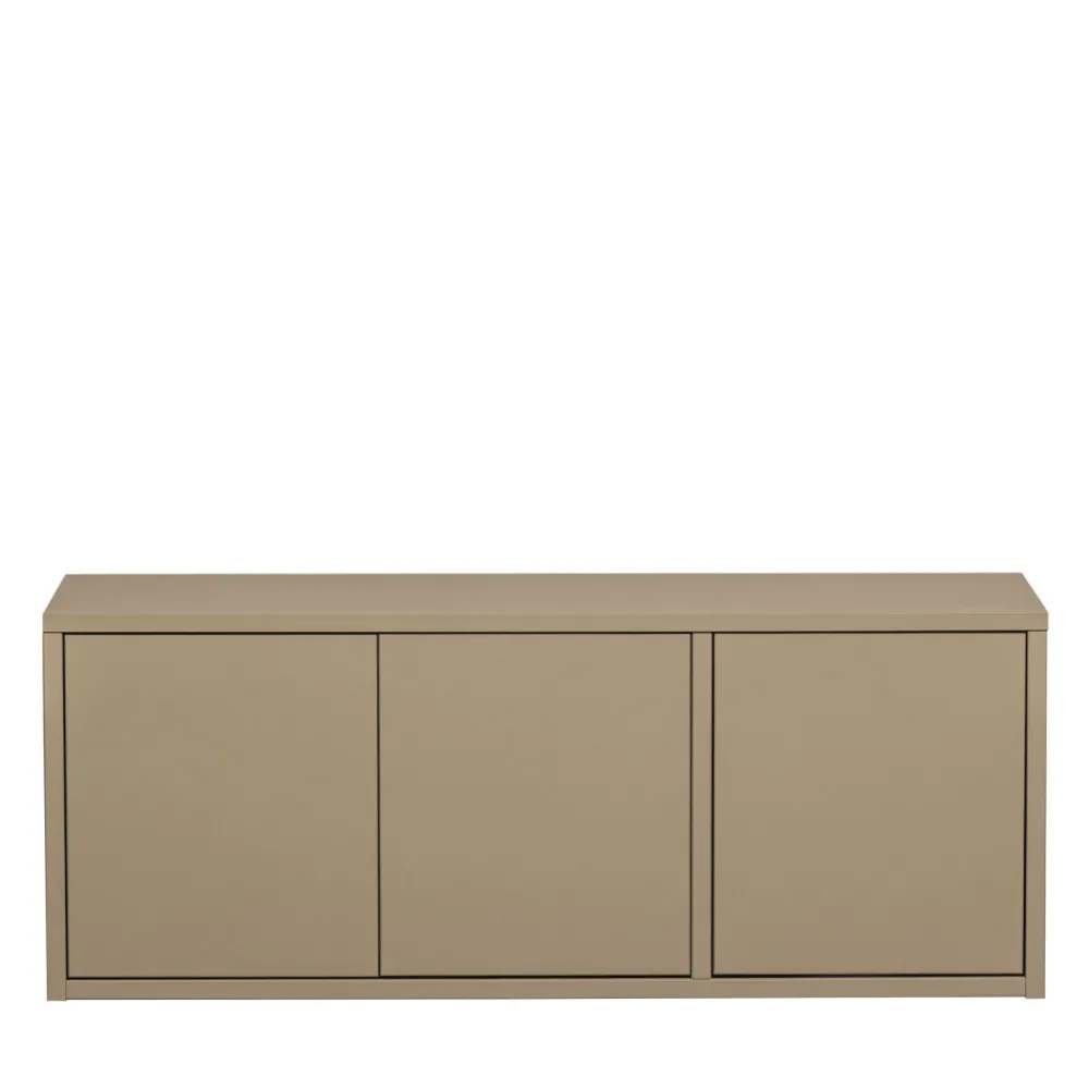 Woood TURNER Meuble TV 3 portes en bois L120cm
