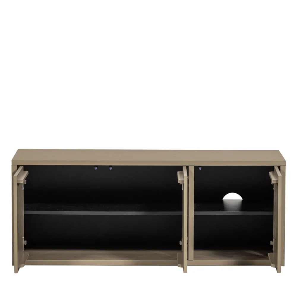 Woood TURNER Meuble TV 3 portes en bois L120cm