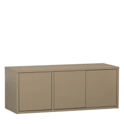 Woood TURNER Meuble TV 3 portes en bois L120cm