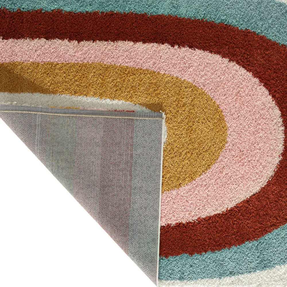 Enfant Drawer TUTTI Tapis à motif arc-en-ciel