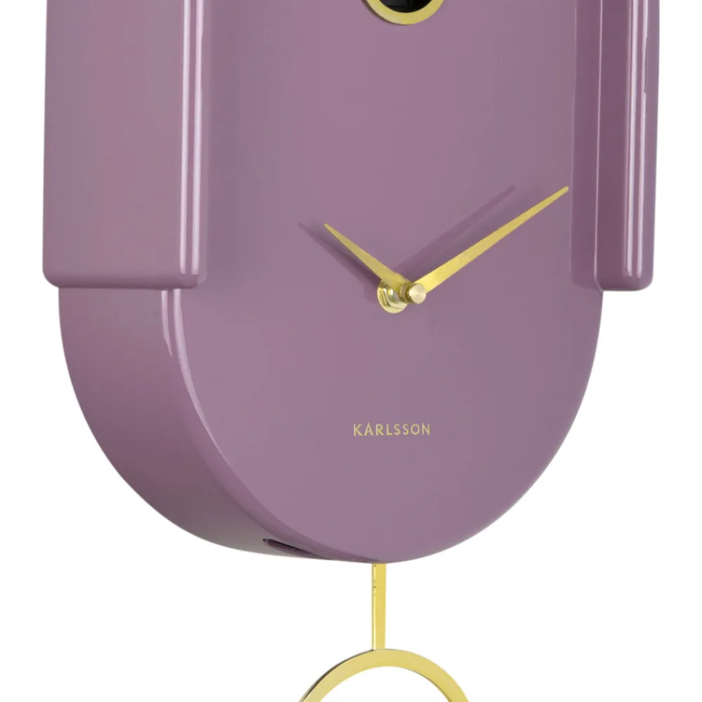 Karlsson TWEET Horloge murale en métal avec coucou