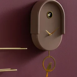 Karlsson TWEET Horloge murale en métal avec coucou