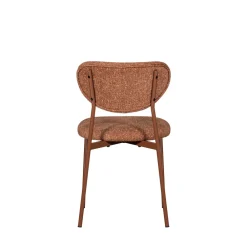 Woood VALOR Lot de 2 chaises en tissu et métal