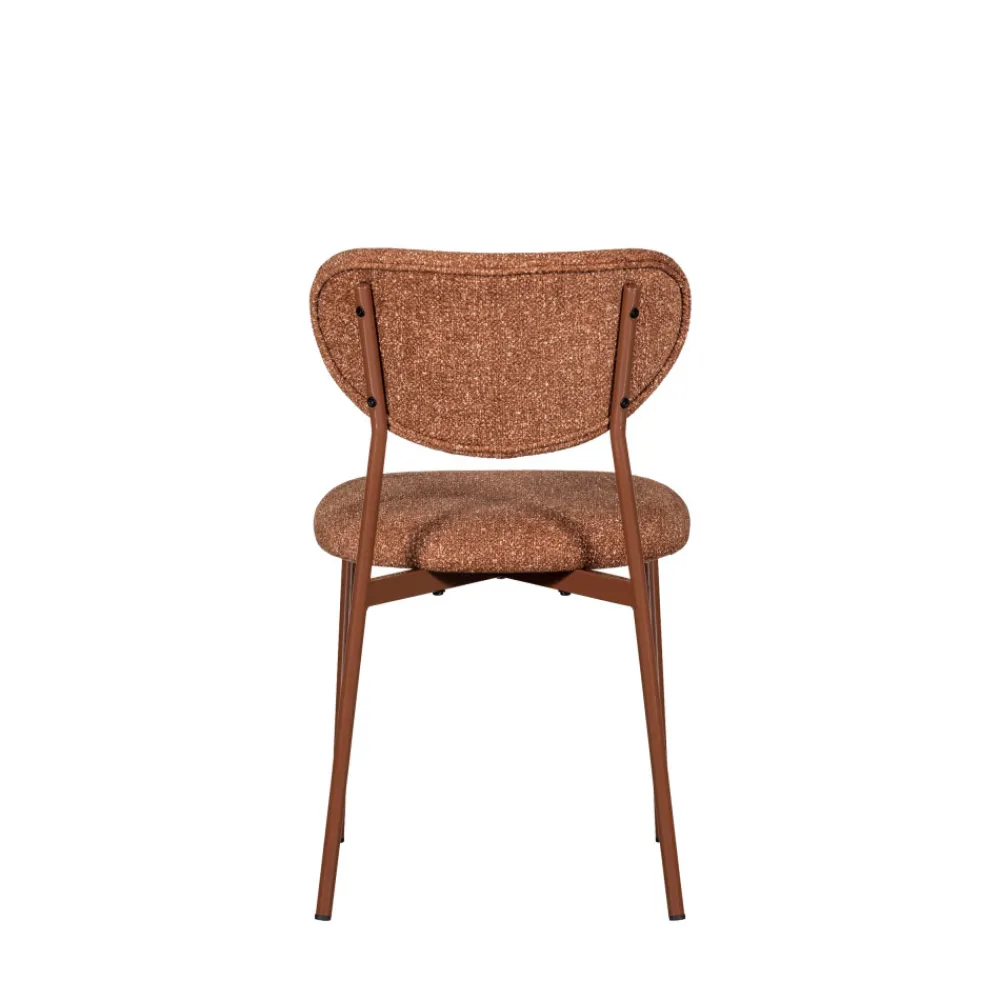 Woood VALOR Lot de 2 chaises en tissu et métal