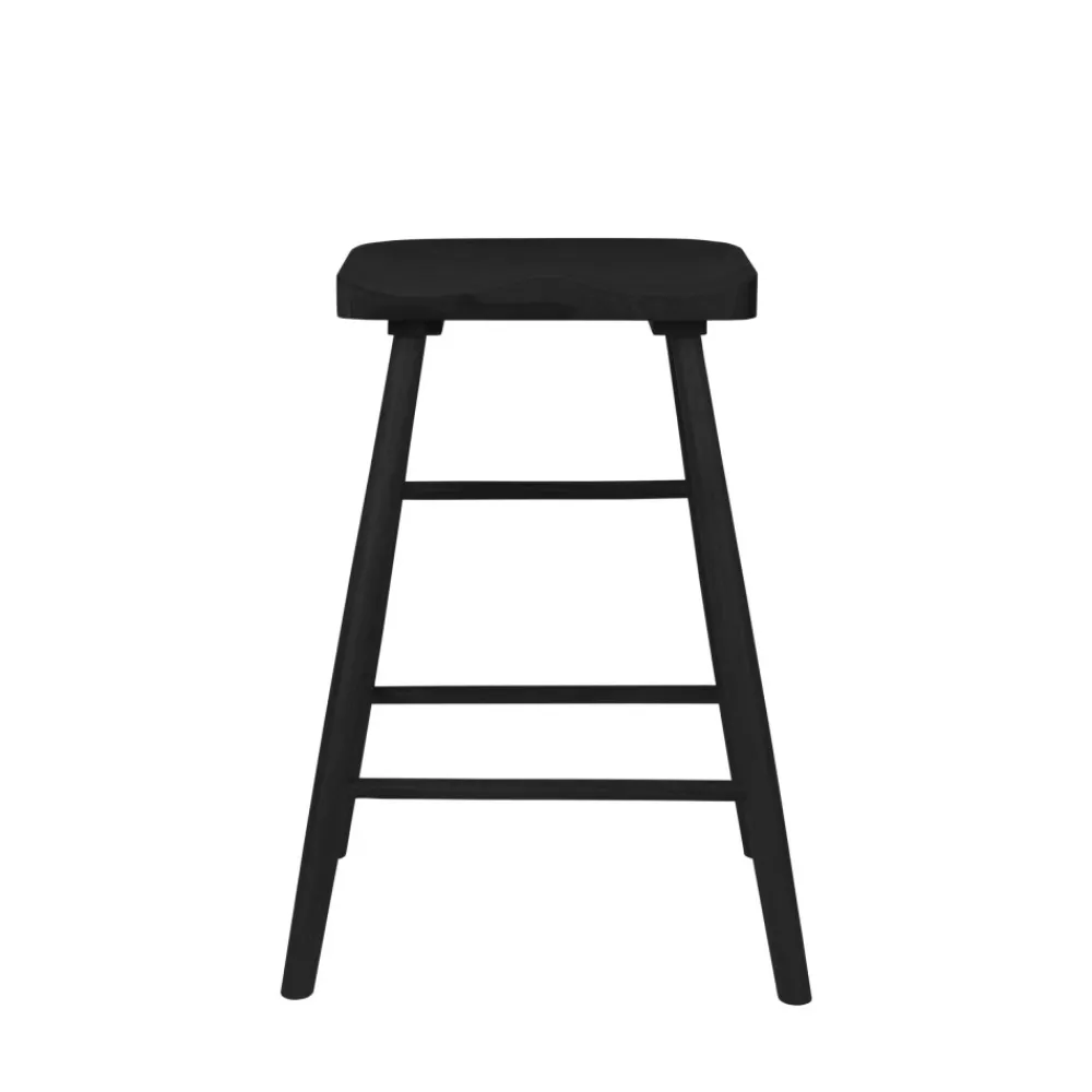 No name VANDER Tabouret de bar en bois H65,5cm