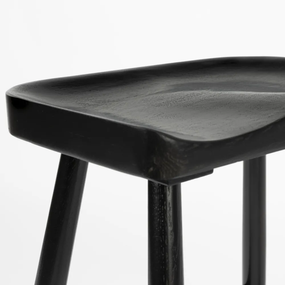 No name VANDER Tabouret de bar en bois H65,5cm