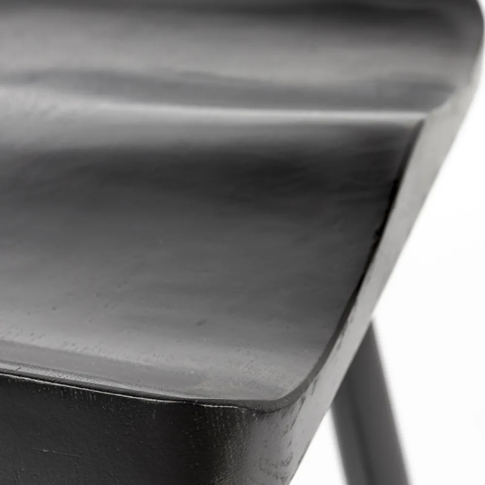 No name VANDER Tabouret de bar en bois H65,5cm