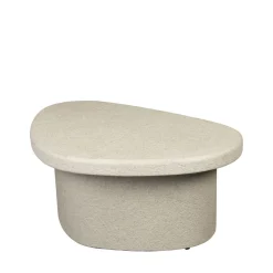 Dutchbone VEDA Table basse organique en bois finition marbre recyclé