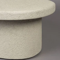Dutchbone VEDA Table basse organique en bois finition marbre recyclé