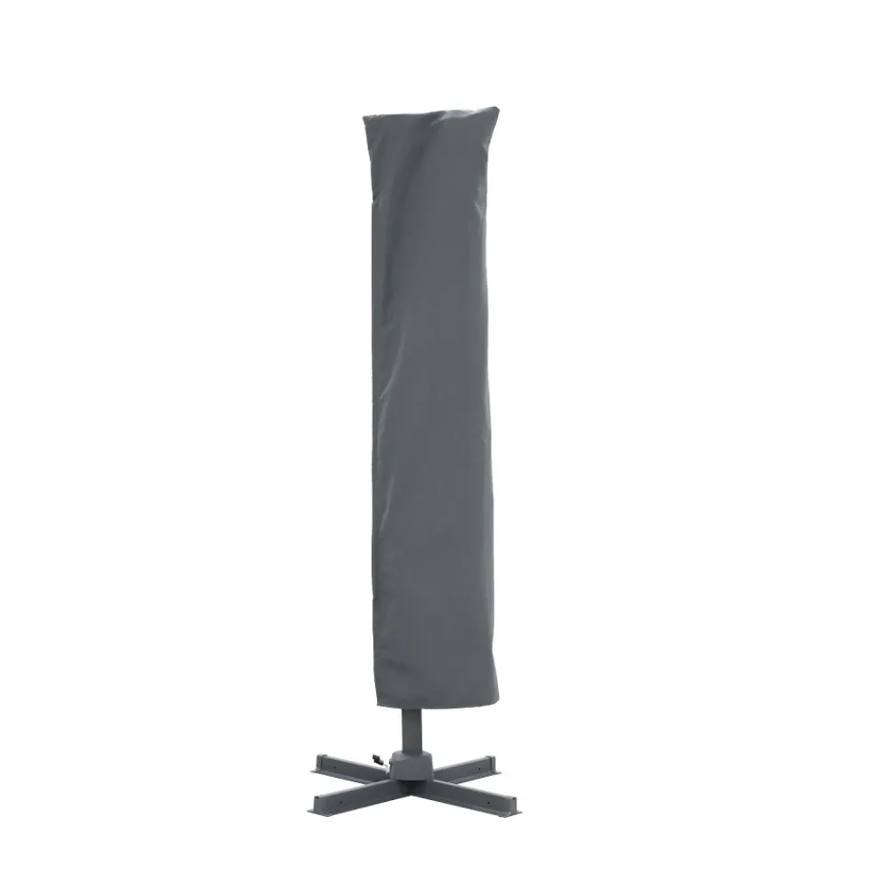 Drawer VEYA Parasol carré déporté en aluminium 3x3m