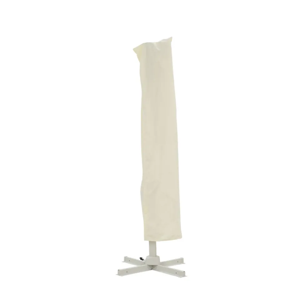 Drawer VEYA Parasol carré déporté en aluminium 3x3m