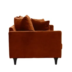 Drawer VILLABON Canapé 3 places en velours pieds tournés