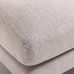 Drawer VILLABON Pouf en tissu pieds épingles noirs