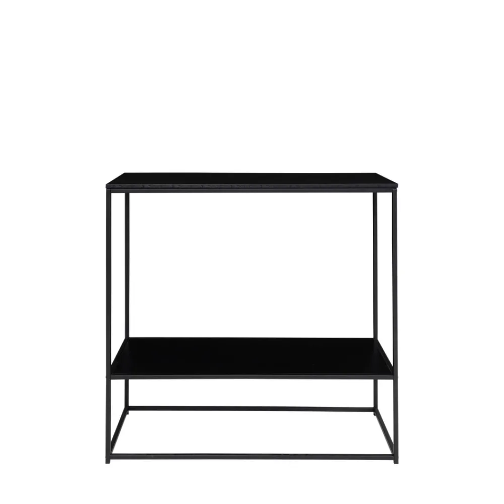 House Nordic VITA Console 2 étagères en bois et métal