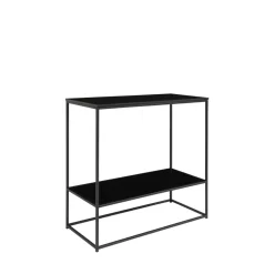 House Nordic VITA Console 2 étagères en bois et métal