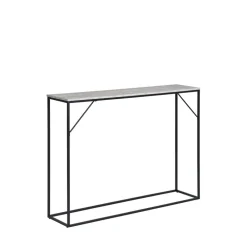 House Nordic VITA Console effet travertin et métal