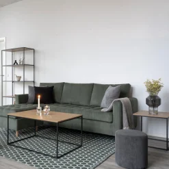 House Nordic VITA Table basse en métal et bois