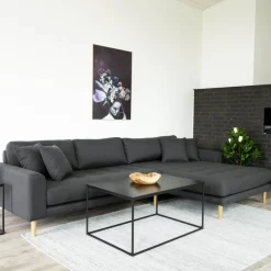 House Nordic VITA Table basse en métal et bois