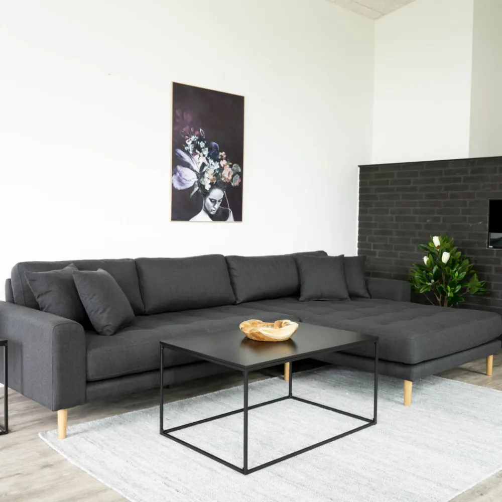 House Nordic VITA Table basse en métal et bois