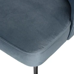 Woood VOGUE Lot de 2 chaises design en velours