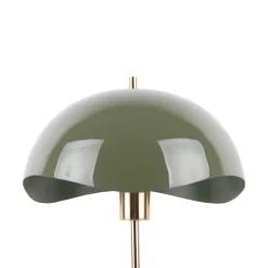 Leitmotiv WAVED DOME Lampe à poser en métal et marbre